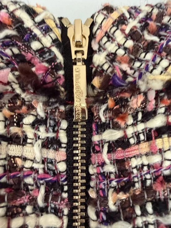 Karl Lagerfeld Paris boucle tweed sheath dress Size 10 Multi Color EUC - Picture 13 of 16